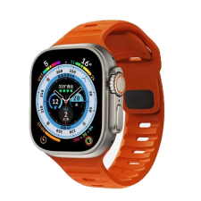 Smartwatcherz Apple Watch TrailBlazer Szilikon Szíj - Narancssárga, 40/41/42mm okosóra kellék