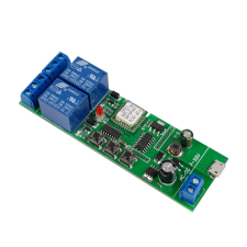 SmartWise 5V-32V két áramkörös, WiFi-s NO/NC okosrelé okos kiegészítő