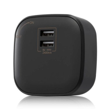 Smartzilla SmartTrack 2x USB-A aljzat fekete (2042115) villanyszerelés