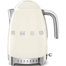 Smeg 50-es évek stílusa vízforraló hőmérséklet-kijelzővel krémszínű (KLF04CREU) (KLF04CREU) vízforraló és teáskanna