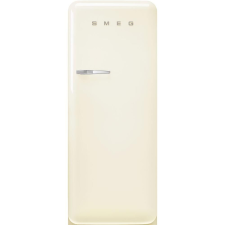Smeg KOMBINÁLT HŰTŐ ÉS FAGYASZTÓ, retro, 60,1x150 cm, jobb oldali pántok, bézs hűtőgép, hűtőszekrény