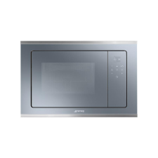 Smeg MIKROHULLÁMÚ SÜTŐ, Classic design, beépíthető, 20 liter, inox mikrohullámú sütő