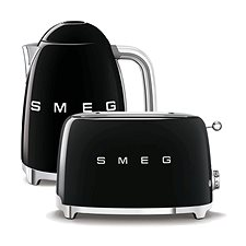 Smeg SMEG 50's Retro Style 1,7l pasztellkék + kenyérpirító SMEG 50's Retro Style 2x vízforraló és teáskanna