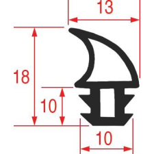 Smeg TÖMÍTÉS SÜTŐAJTÓHOZ 754132519 SMEG 2010 beépíthető gépek kiegészítői
