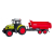 Smily Play Traktor fény-és hanghatásokkal - Sárga/piros
