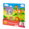 Smily Play Zoo szafari - 5 darabos fa puzzle (SPW83614)