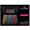  Sminkkészlet, SensoPro, Szemhéjfesték paletta, 88 szín, Retro Love, Retro Love