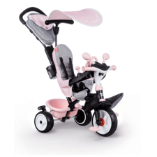 Smoby Baby Driver Plus tricikli - Pink-szürke (741501) tricikli