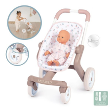 Smoby Baby Nurse: Babakocsi bolygó kerekekkel játék babakocsi