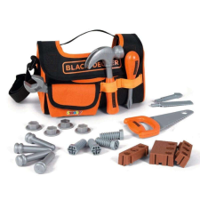 Smoby Black & Decker Szerszámos táska tartozékokkal #fekete-narancssárga barkácsolás