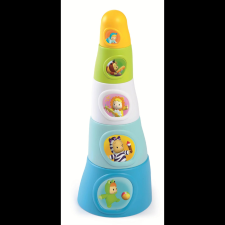 Smoby Cotoons Happy Tower 5 darabos toronyépítő játék - Kék (211317) kreatív és készségfejlesztő