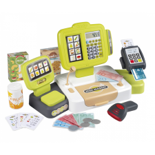 Smoby : Elektronikus pénztárgép szett (30 darabos) (7600350114) házimunka