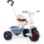 Smoby® Smoby Be Fun pedálos fém tricikli szülőkarral - kék