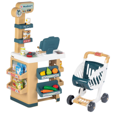 Smoby Szupermarket játékszett bevásárlókocsival (34 darabos) vásárlás
