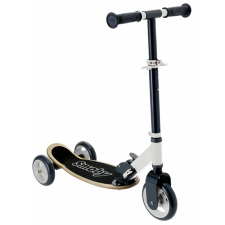 Smoby Wooden Háromkerekű roller - Fekete/Fehér roller