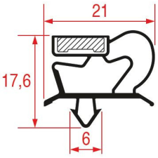  SNAP-IN TÖMÍTÉS 510x410 mm beépíthető gépek kiegészítői