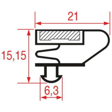 SNAP-IN TÖMÍTÉS 659x462 mm beépíthető gépek kiegészítői