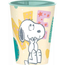  Snoopy kutyás műanyag pohár - 260 ml - sárga babaétkészlet