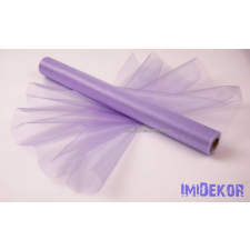 Snow Organza 47cm x 10m dekorációs anyag - Levendula dekorációs kellék