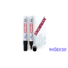  Snowman alkoholos filc vastag NG - Fekete dekorációs kellék