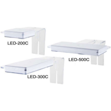 Sobo LED-500C akasztós fehér-kék LED világítás 4-6 mm-es üvegre - 8.3 W | 70 x 170 mm | 40-50 cm ... akváriumlámpa