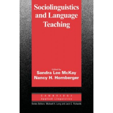  Sociolinguistics and Language Teaching – Sandra Lee Mckay idegen nyelvű könyv