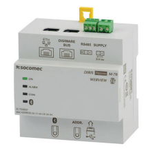Socomec DIRIS Digiware M70 Modbus modul ,ethernet, RS485 48290222 Socomec villanyszerelés