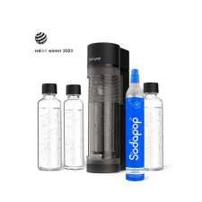 Sodapop Logan szódakészítő készlet (10026030) - Fekete szódagép