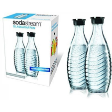 SodaStream 1047200490 üveg kancsó duó csomag 2 db fekete / átlátszó kulacs, kulacstartó