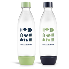 SodaStream BO Fuse Duo Szénsavasító palack 1l Zöld/Kék Mintás - 2db/csomag kisháztartási gépek kiegészítői