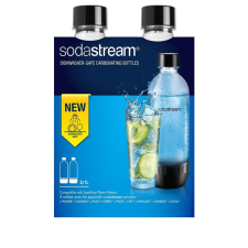 SodaStream PET Duo Pack 1 l fekete-átlátszó palack szénsavas italhoz (2 db) kisháztartási gépek kiegészítői