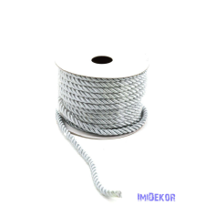  Sodrott zsinór 5mm x 10m - Ezüst dekorációs kellék