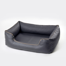 Sofa Dress Kft. NRDOGS Lux Grey Kutyafekhely + Ajándék Kutyatakaró L 90x73 cm szállítóbox, fekhely kutyáknak