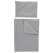  Soffi Baby ágynemû szett 2 részes 135x90 - 40x60cm apró csillag mintás szürke babaágynemű, babapléd