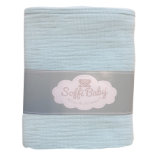 Soffi Baby takaró muszlin dupla menta 70x90cm babaágynemű, babapléd