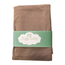  Soffi Baby takaró pamut dupla barna 80x100cm babaágynemű, babapléd