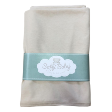  Soffi Baby takaró pamut dupla világosszürke 80x100cm babaágynemű, babapléd