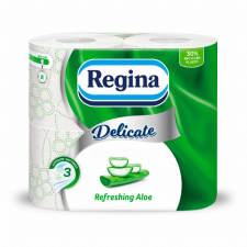 SOFIDEL HUNGARY KFT. Regina Delicate Refreshing Aloe toalettpapír 3 rétegű 4 tekercs higiéniai papíráru