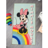 sofiteks DISNEY Minnie egér zöld mosható gyerekszőnyeg, gumis hátoldallal, 80x150cm