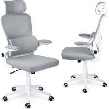 SOFOTEL Fotel biurowy z mikrosiatki Sofotel Formax szary forgószék