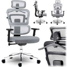 SOFOTEL Nicea micro-hálós ergonomikus irodai forgószék szürke forgószék