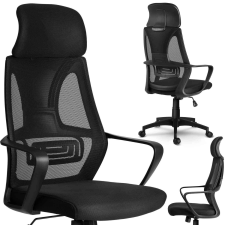 SOFOTEL Praga micro-hálós ergonomikus irodai forgószék fekete forgószék