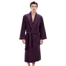 Soft Cotton LORD férfi fürdőköpeny L Sötét lila / Dark purple férfi köntös