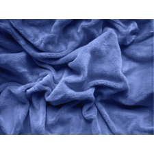  SOFT kék mikroplüss lepedő 180x200 cm lakástextília