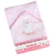 Soft Touch Babywear Soft Touch törölköző kapucnis rózsaszín nyuszis
