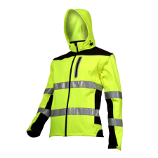 Softshell figyelmeztet. levehető karokkal, sárga, "2xl", ce, lahti láthatósági ruházat