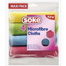  Söke Mikroszálas Kendő 4Db tisztító- és takarítószer, higiénia
