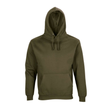 SOL'S Condor, unisex kapucnis pulóver, SO04181-03815, Army-XS