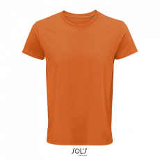 SOL'S CRUSADER férfi környakas rövid ujjú póló organikus pamutból SO03582, Orange-XS