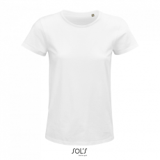 SOL'S CRUSADER organikus pamutból készült Női rövid ujjú póló SO03581, White-2XL
